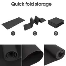 STRONG Black Sweat Resistant Exercise Mat